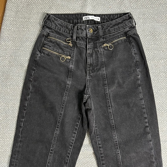 Zara ⎮ Black denim - Picture 4 of 7